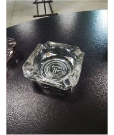 CENDRIER DE LA COMPAGNIE GÉNÉRALE TRANSATLANTIQUE VERRE
