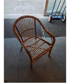 FAUTEUIL ROTIN ET VANNERIE 