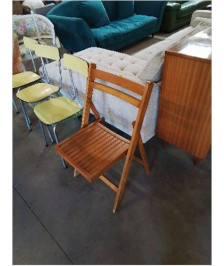 CHAISE PLIANTE BOIS CLAIR