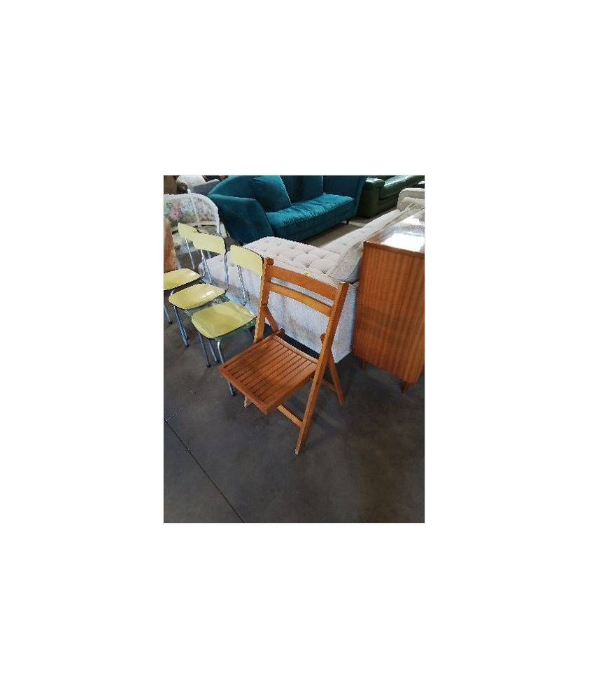 CHAISE PLIANTE BOIS CLAIR
