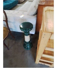 COLONNE ÉLECTRIFIÉE MARBRE VERT