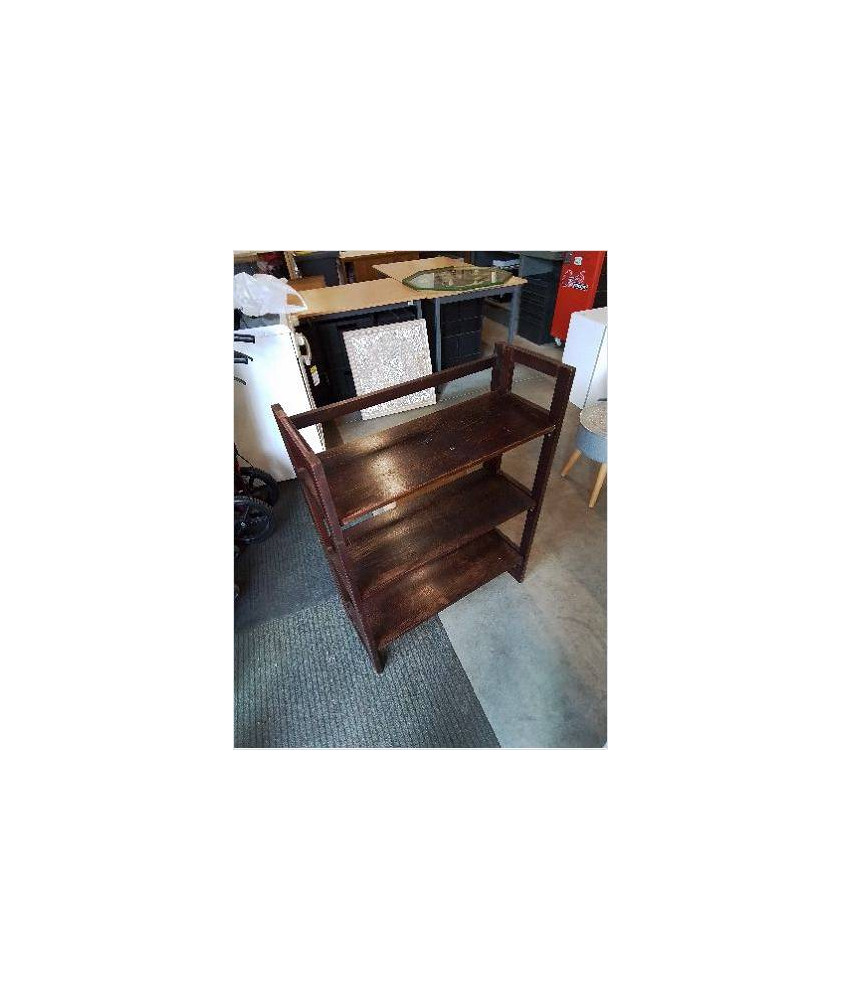 BIBLIOTHÈQUE PLIANTE BOIS 3 TABLETTES