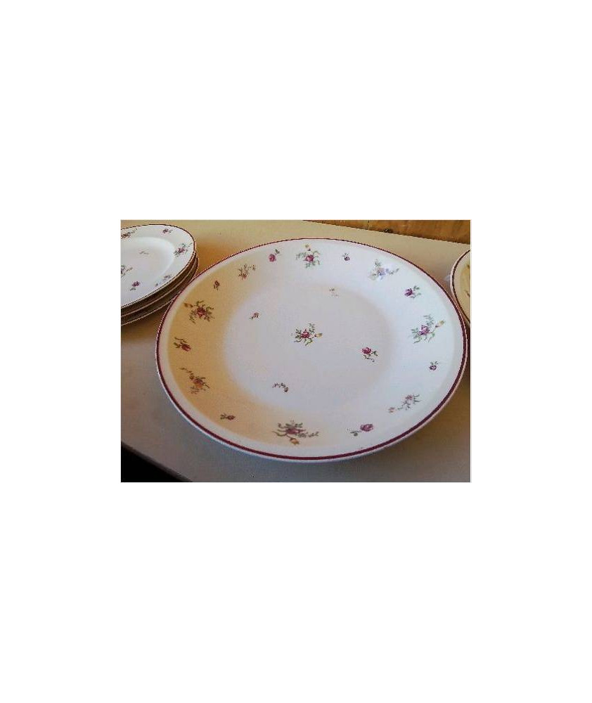 PLAT DE SERVICE EN PORCALAINE 