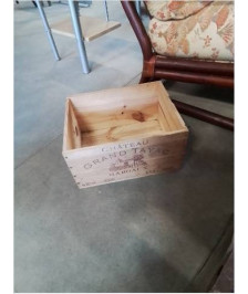CAISSE BOIS CLAIR CHATEAU GRAND TAYAC