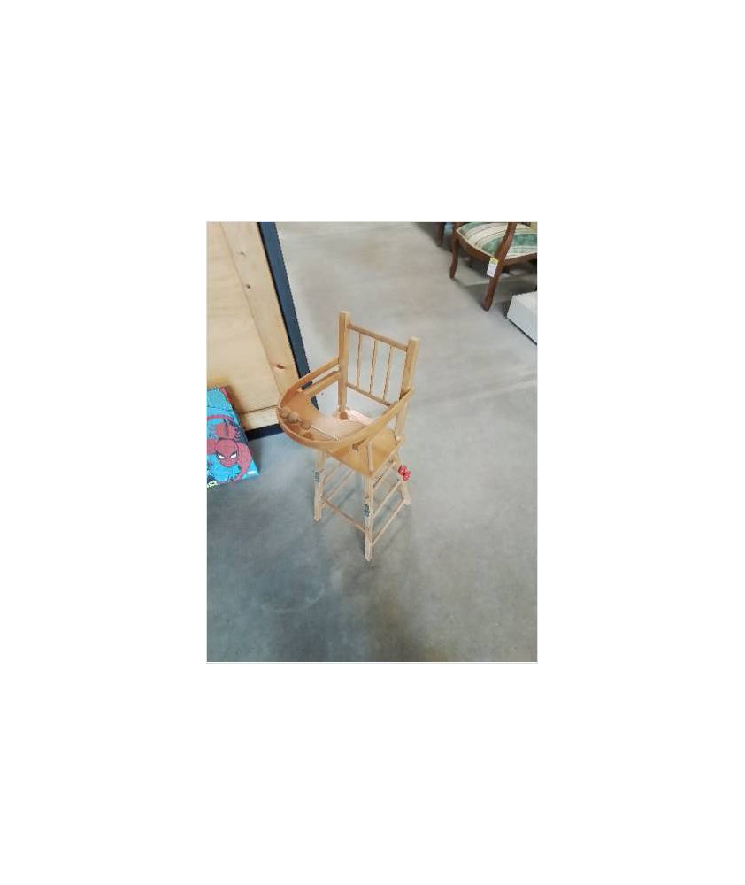 CHAISE HAUTE DE POUPÉE BOIS CLAIR