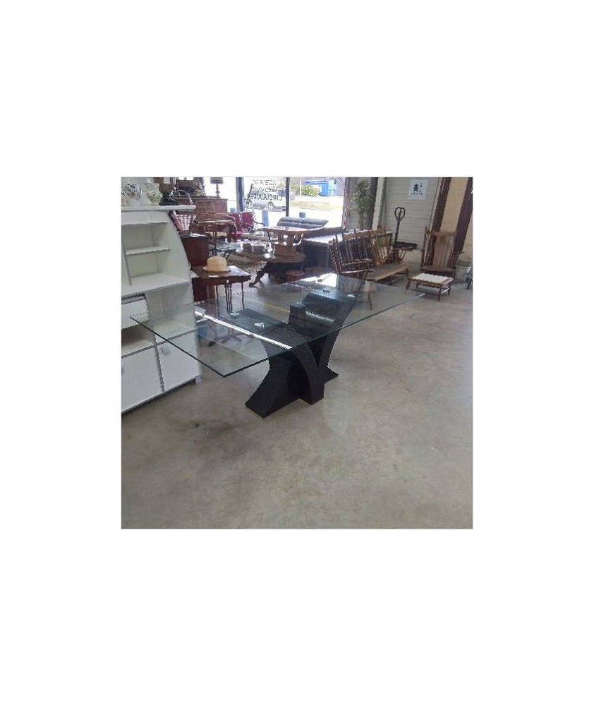 TABLE PLATEAU VERRE 
