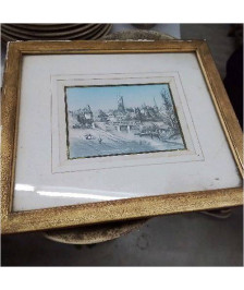 DESSIN CADRE DORÉ 