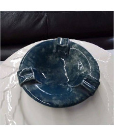 CENDRIER VINTAGE BLEU