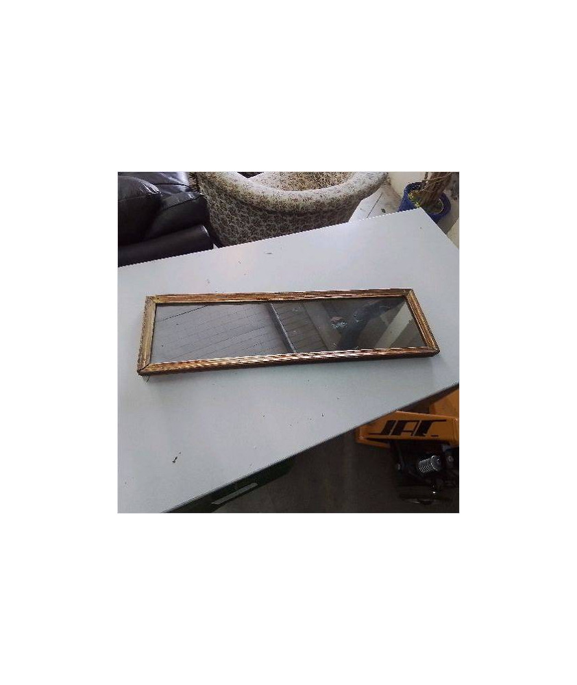 MIROIR RECTANGULAIRE BOIS DORÉ