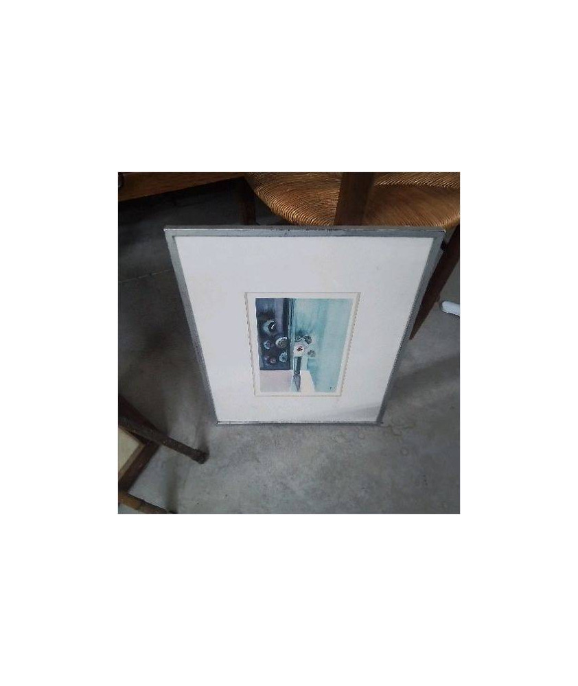 AQUARELLE SIGNÉE 