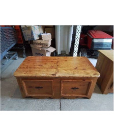 TABLE BASSE BAR EN PIN MASSIF