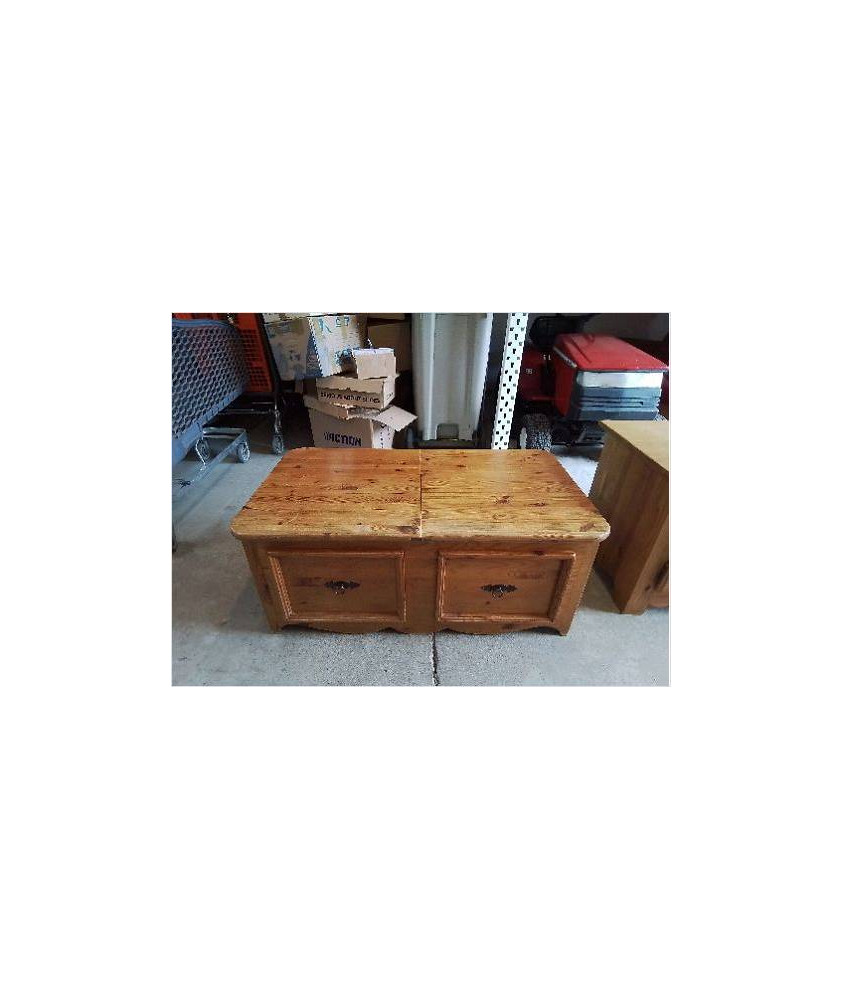 TABLE BASSE BAR EN PIN MASSIF