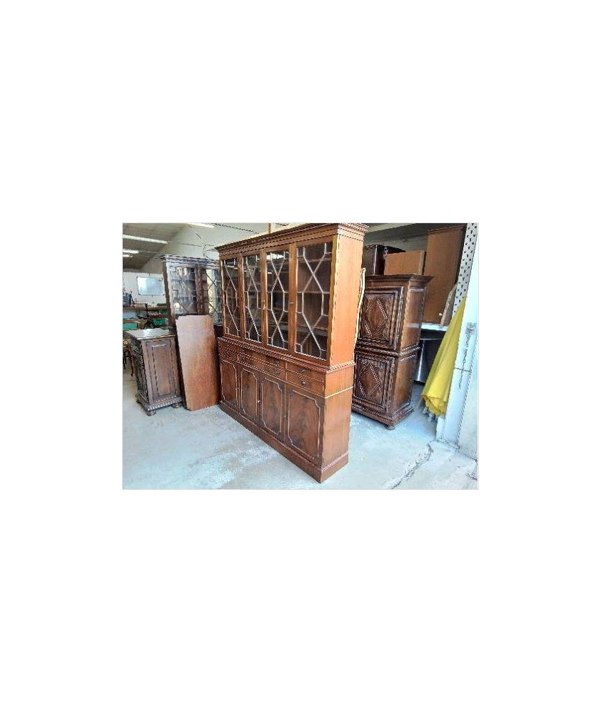 BIBLIOTHÈQUE STYLE ANGLAISE/SECRETAIRE 
