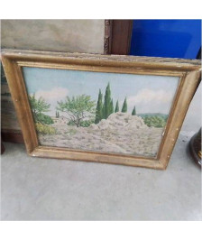 TOILE PAYSAGE SIGNÉE