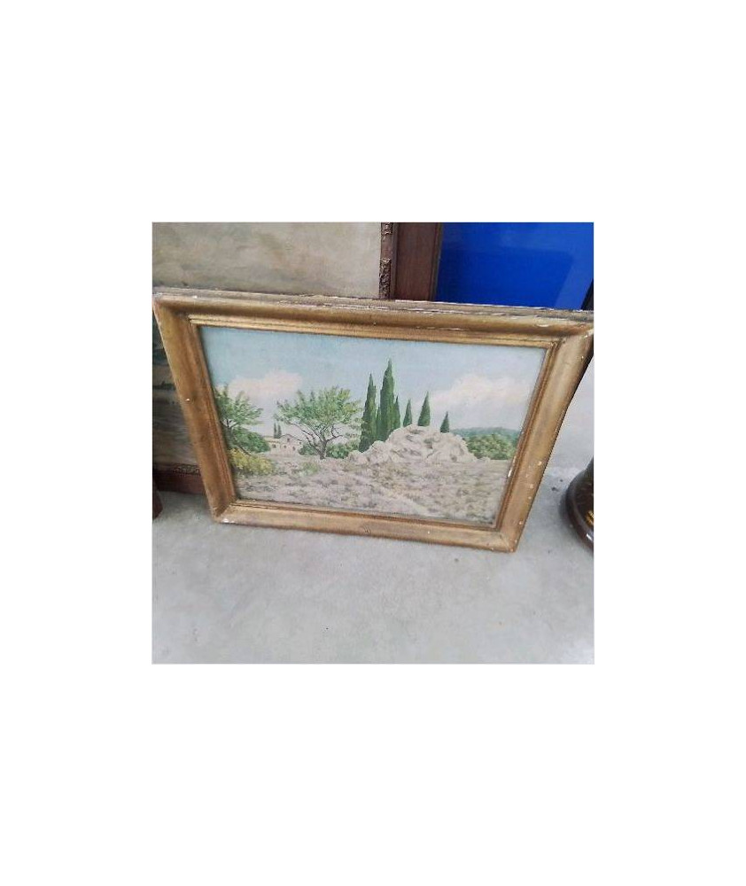 TOILE PAYSAGE SIGNÉE