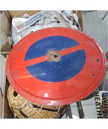 PANNEAU INTERDICTION DE STATIONNER ÉMAILLÉ