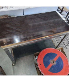 DESSERTE A ROULETTES VINTAGE PLATEAU PIVOTANT