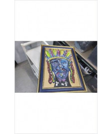 CADRE PEINTURE INDIEN - SIGNE ESCOT