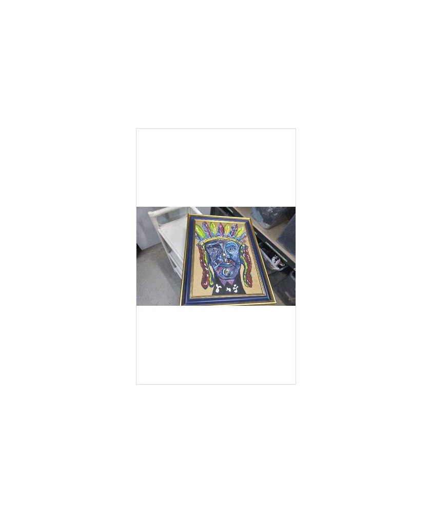 CADRE PEINTURE INDIEN - SIGNE ESCOT