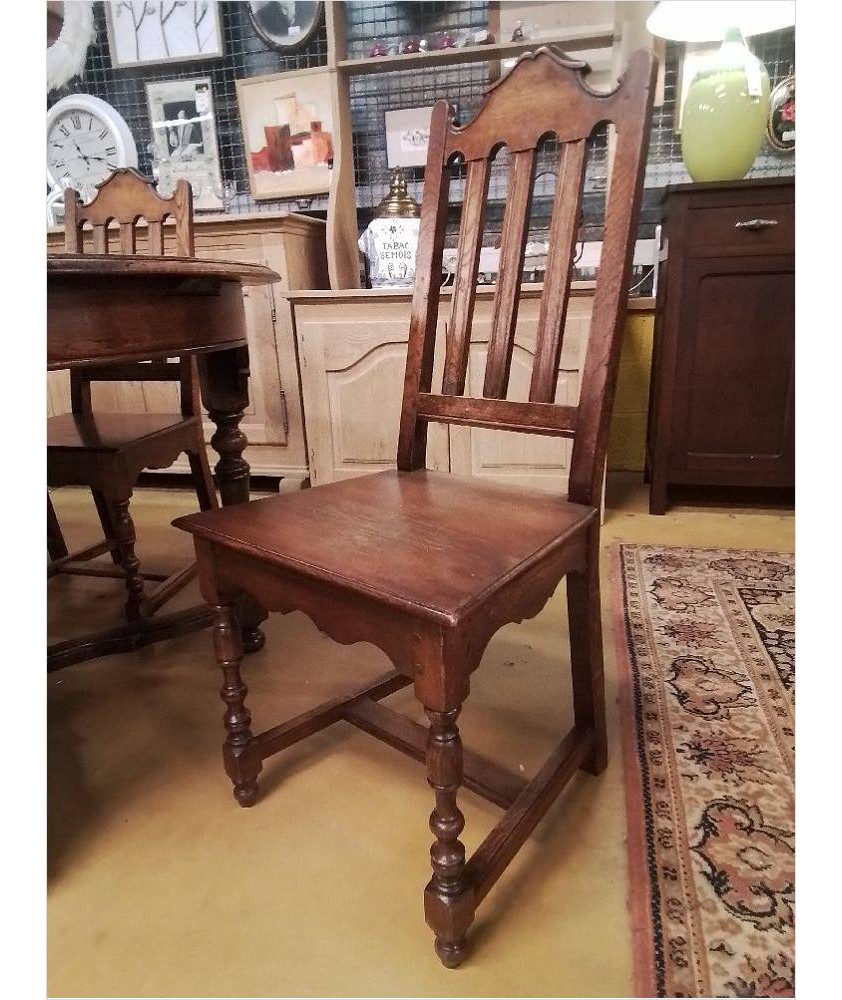 CHAISES LOT DE 6 