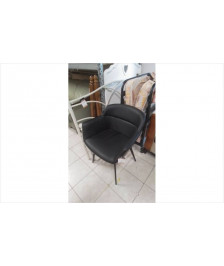 47838 FAUTEUIL NOIR SIMILI