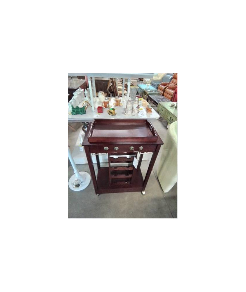 DESSERTE DE CUISINE A ROULETTES BOIS