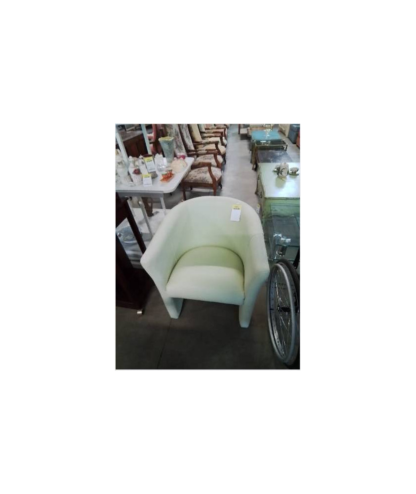 FAUTEUIL GONDOLE PU VERT