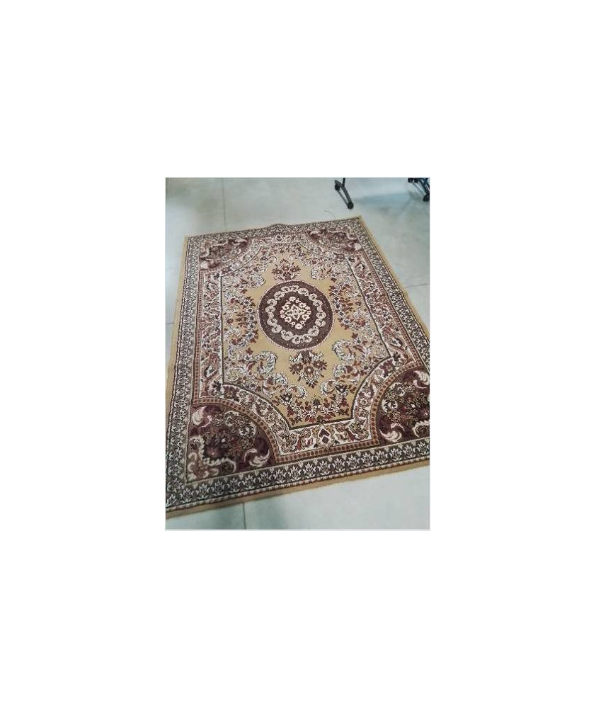 TAPIS LAINE MARRON 170X240CM