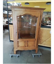 ARGENTIER CHENE CLAIR MOULURÉ 1 PORTE 