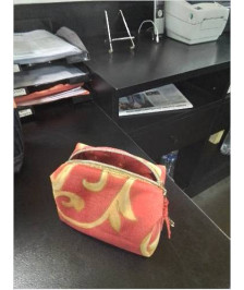 TROUSSE ROUGE ET OR