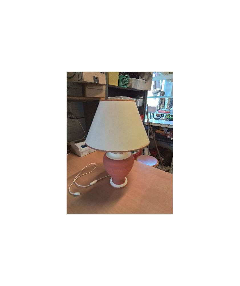LAMPE ECRU ORANGÉ AJ ECRU