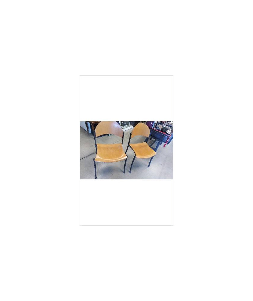 CHAISE BOIS FER 