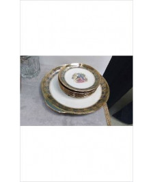 SERVICE A DESSERT PORCELAINE 