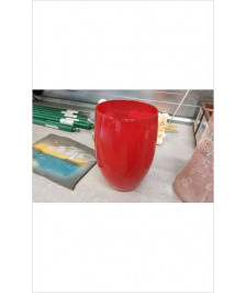 VASE VERRE ROUGE