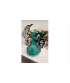 CARAFE VERRE BLEU 