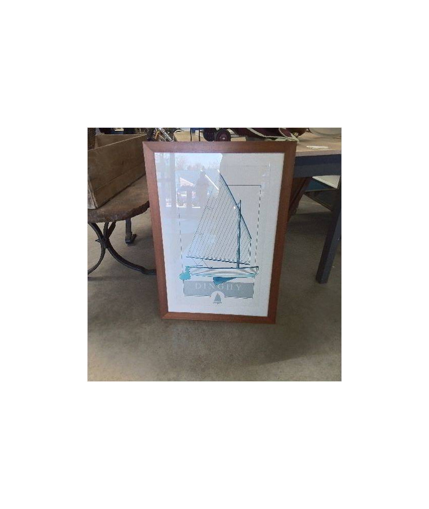 TABLEAU BATEAU A VOILE  DINGHY