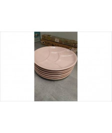 ASSIETTES A FONDUE ROSES 