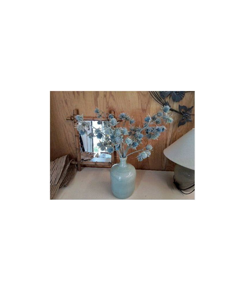 VASE AVEC FAUSSE PLANTE 