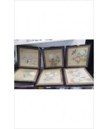 CADRE DECO ASIATIQUE SUR TISSU 