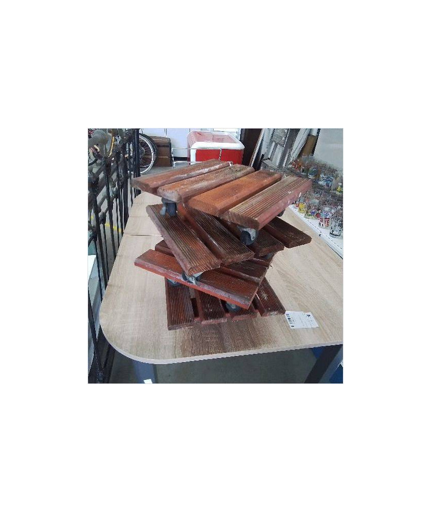 PLATEAUX A ROULETTES PORTE PLANTE 