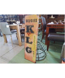 PLAQUE EN TOLE EMAILEE 