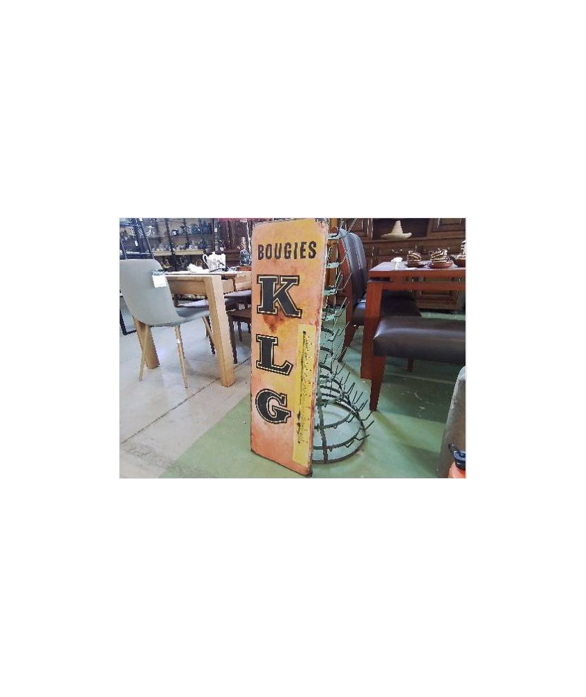 PLAQUE EN TOLE EMAILEE 