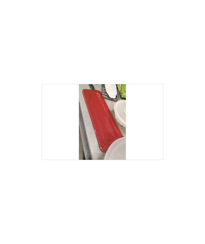 PLAT RECT ROUGE 