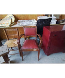 FAUTEUIL BRIDGE ART DECO 