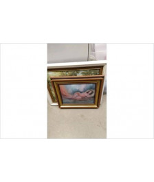 CADRE EMAUX FEMME NUE