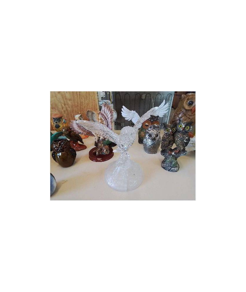 CHOUETTE EN VERRE 