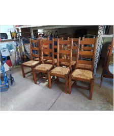CHAISE PAILLEE RUSTIQUE