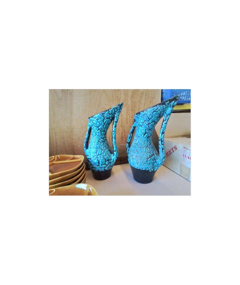 VASE TYPE VALLAURIS EN BARBOTINE