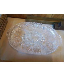 PLAT APERO EN VERRE DECORÉ 