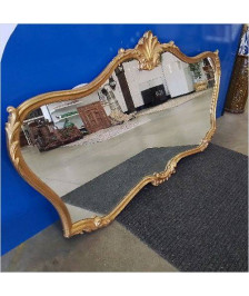MIROIR DORE ENFILADE 165CM